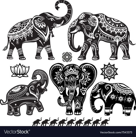 Motif Vector, Elephant Sketch, Lights Diy, Tiny Elephant, Elephant Drawing, Engraving Illustration, Vector Sketch, Madhubani Painting, Elephant Art