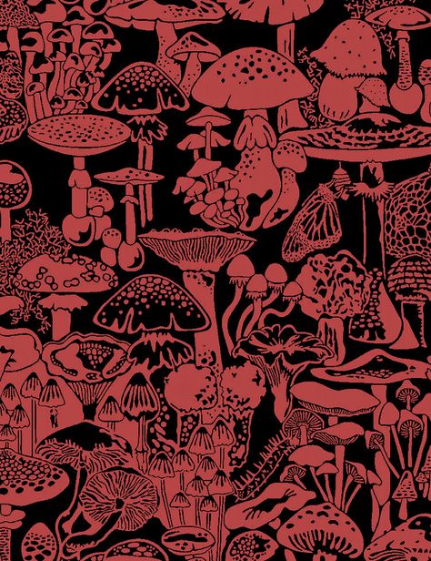 Mushroom Background, Creepy Backgrounds, Mushroom Wallpaper, Halloween Wallpaper Cute, Cute Headers For Twitter, Wallpaper Project, Scrapbook Background, Rolling Paper, Hippie Wallpaper