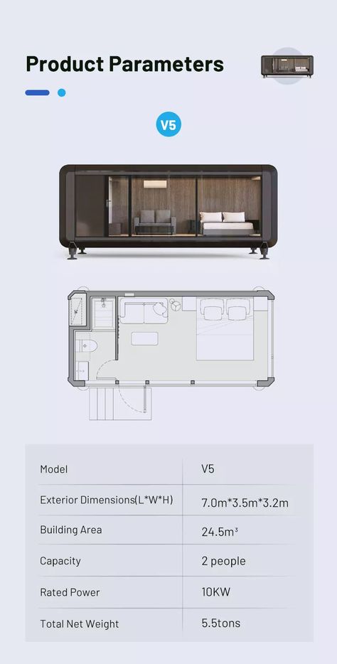 Prefabricated Architecture, Prefabricated Home, Glass Mobile, Glass Cabin, Tiny House Plan, التصميم الخارجي للمنزل, Minimal House Design, Portable House, Container House Plans