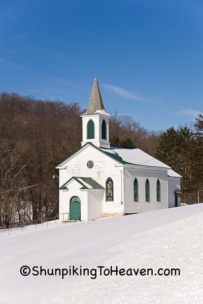 Shunpiking to Heaven: Country Churches Putz House, Abandoned Churches, Country Churches, Old Country Churches, Gallery Website, Putz Houses, Jefferson County, Country Church, House Diy