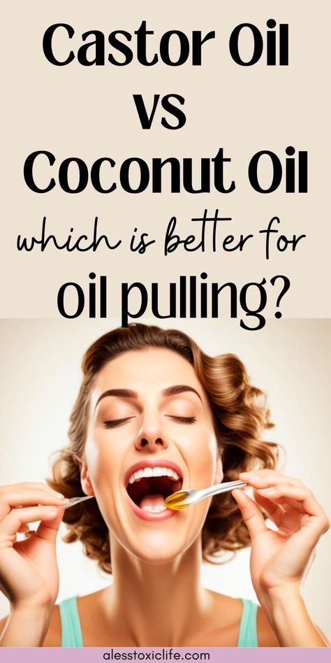 castor oil pulling Diy Pulling Oil, Teeth Pulling Coconut Oil, Oil Pulling With Olive Oil, Cavities Remedy Natural, Coconut Pulling Teeth, Coconut Oil Mouth Rinse, Oil Pulling With Castor Oil, Benefits Of Oil Pulling With Coconut Oil, How To Oil Pulling With Coconut Oil