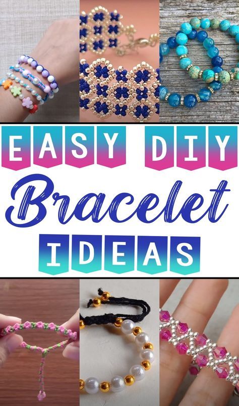 Want to boost your style? Try making some bracelets yourself! DIY Bracelet ideas are perfect for adding color, designs, and texture to your look, and I’m sure you’ll enjoy them. Pretty Diy Bracelets, Diy Bracelet Making Board, Diy Fancy Bracelets, Diy Bead Bracelets Tutorials, Stretch Bracelet Ideas, Unique Diy Jewelry Ideas, Diy Jewelry Unique Bracelets, How To Make A Stretch Bracelet, Ideas For Beaded Bracelets