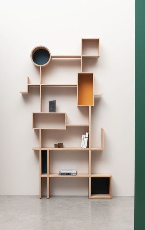 Modern Wall Shelf, Wall Shelves Design, Into The Wood, Bookshelf Design, Into The Woods, Shelf Design, Book Shelf, Wood Shelves, Cool Furniture