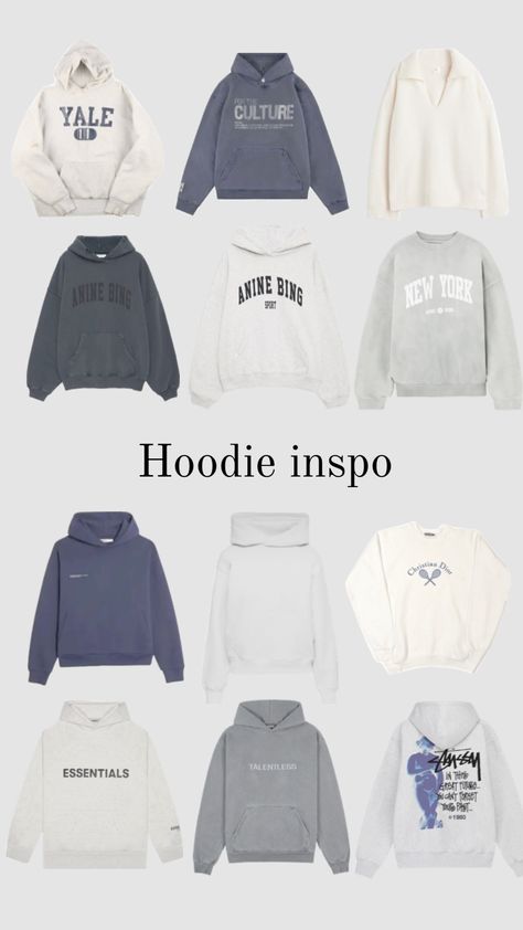 Clothes To Get For Christmas, Winter School Fits, Hoodies Aesthetic Girl, Outfits With Hoodies, Essentials Hoodie Outfit, Outfit Inspo Shuffles, Hoddies Outfits, Essentials Hoodie, Outfit Inspo Casual