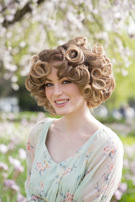 Embrace the charm of cute curly hairstyles with this delightful medium-length haircut! Featuring soft, bouncy curls that frame the face, this look is perfect for any occasion. Pair it with playful curtain bangs for an added touch of sweetness. Let your natural curls shine and rock this effortlessly chic style that suits every vibe! #curlyhairstyles Ringlet Curls Short Hair, Ringlet Curls Hairstyles, Ringlets Hairstyles, Curly Hairstyles Wigs, Soft Bouncy Curls, Ringlet Curls, Hairstyles Wigs, Short Curly Hairstyles, Curls Hairstyles