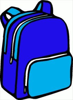 Free backpack-01 Clipart - Free Clipart Graphics, Images and Photos. Public Domain Clipart. School Bag Clipart, Picture Of Umbrella, Defence Mechanism, Bag Clipart, My First Day Of School, Third Grade Activities, Defense Mechanism, Teacher Cartoon, Chinese New Year Design