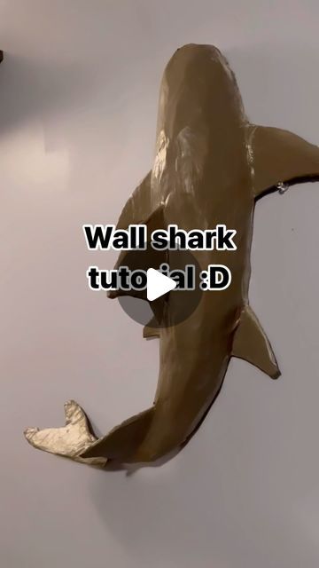 How To Make A Whale Shark Out Of Cardboard, How To Make A Cardboard Shark, Paper Animal Template, What To Do With Cardboard, Clay Fish Tutorial, Cardboard Shark Template, What To Make Out Of Cardboard, Paper Mache Shark Template, Cardboard Whale Shark Template