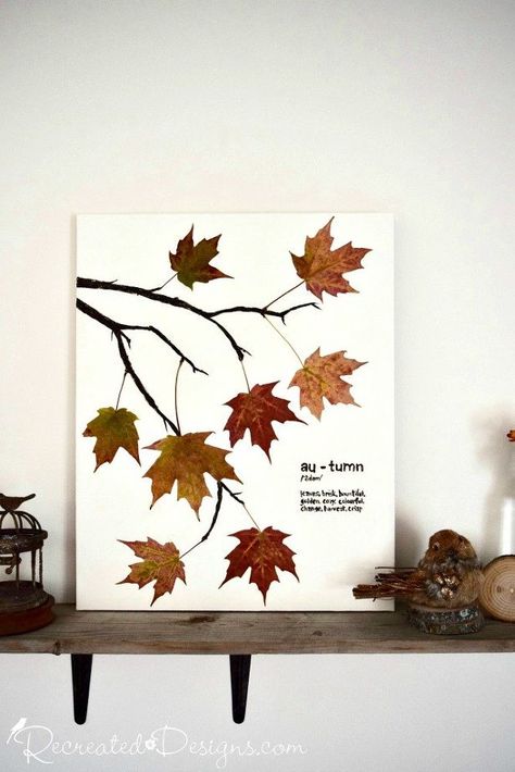 Make stunning DIY wall art for fall on a budget with this craft project idea and tutorial. Fall home decor idea. Learn how to design this simple, budget friendly wall art to decorate your home for fall with this easy craft tutorial from Hometalk. #fall #art #wallart #crafts #diy #fallcrafts #falldecor #decorating #homedecor #homedecorideas Fall On A Budget, Fall Art, Fall Crafts For Kids, Autumn Crafts, Simple Budget, Diy Home Decor On A Budget, Craft Tutorial, Easy Craft, Fall Decor Diy