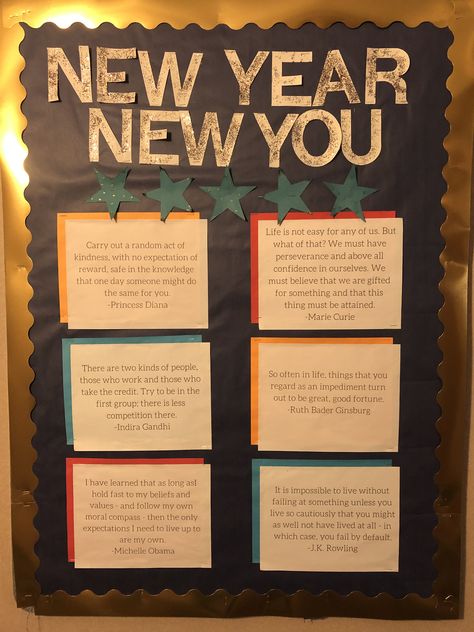 New Years Ra Bulletin Board, Sales Board Ideas, Life Bulletin Board, Bulletin Boards Ra, Residence Life Bulletin Boards, New Year Board, Res Life Door Decs, Year Board, Ra Door Decs