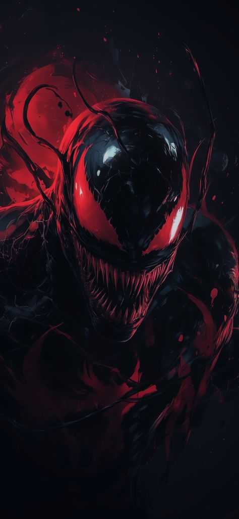 Evil Superhero, Venom Gif, Venom And Carnage, Venom Fanart, Venom Pictures, Venom Wallpaper, Spiderman Comic Art, Spider Illustration, Eddie Brock