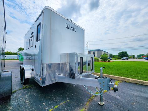 The fiber splicing trailer from ATC is the ultimate workspace. Built with an 8″ aluminum mainframe for extreme durability. Comes standard with heat and A/C to keep you comfortable in any weather, plus 14′ LED ceiling lights and under cabinet lights. This trailer does include a Yamaha commercial generator. Custom Trailers, Wall Exterior, Cabinet Lighting, Optimus Prime, Fiber Optic, Led Ceiling Lights, Led Ceiling, Trailer, Ceiling Lights