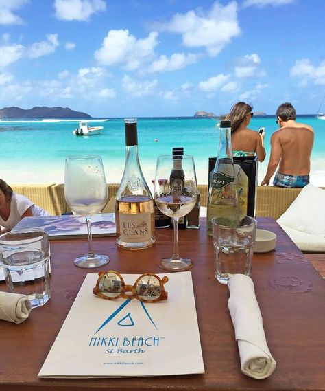 Ibiza Island, Nikki Beach, St Barths, St Barts, Caribbean Travel, Beach Getaways, Saint Martin, Caribbean Islands, Rich Girl