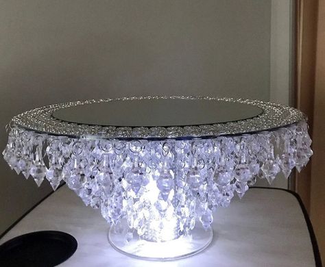 Personalized Cake Stand, Chandelier Cake Stand, Square Cake Stand, Tall Wedding Cakes, Chandelier Cake, Crystal Cake Stand, Wedding Cake Stand, Beautiful Cake Stands, Handmade Chandelier