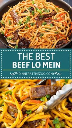 Essen, Lo Mein Recipe Beef, Beef Low Mein Recipe, Beef Lo Mein Recipe Chinese Food, Easy Beef Lo Mein Recipe, Beef Low Mein, Steak And Noodle Recipes, Beef Stir Fry Recipes Noodles, Steak Lo Mein