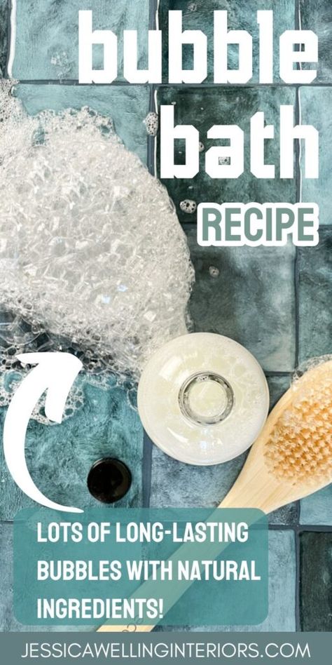 Diy Bubble Bath Recipe, Bubble Bath Diy, Diy Bubble Bath, Natural Bubble Bath, Bubble Bath Soap, How To Make Bubbles, Homemade Bubbles, Essential Oils For Kids, Bath Recipes