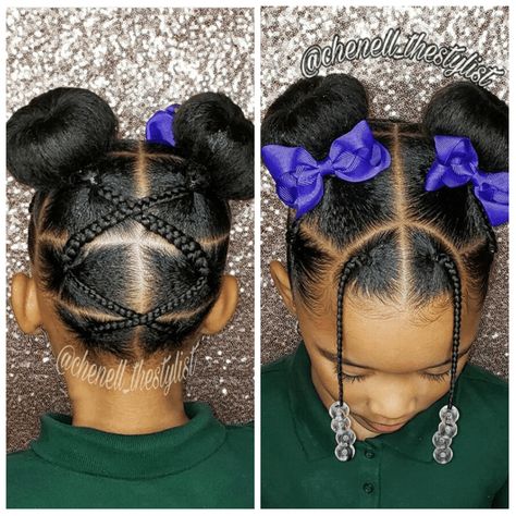 Cute Ponytail Hairstyle for Girls Double Strand Twist Hairstyles Natural, Toddler Ponytails, Easy Toddler Hairstyles Black, Black Baby Girl Hairstyles, Cute Ponytail, Cute Ponytail Hairstyles, Black Kids Braids Hairstyles, Cabello Afro Natural, Lil Girl Hairstyles