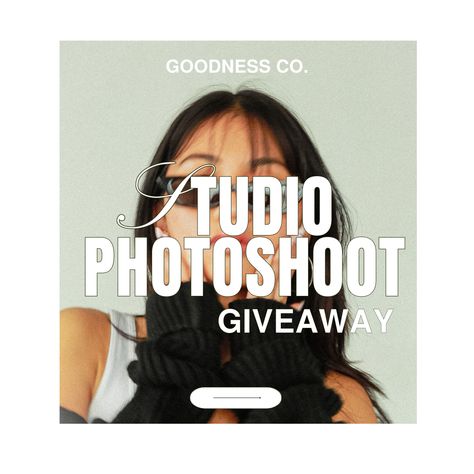 Photoshoot giveaway Giveaway Post, Good Things, Instagram