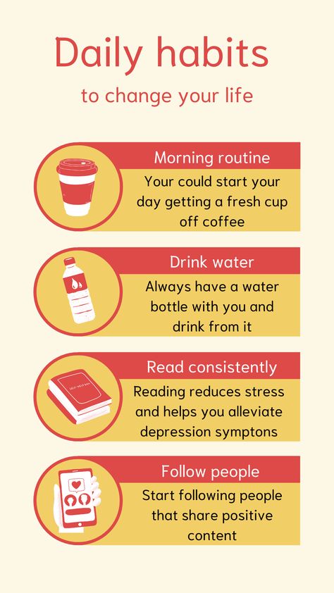 Daily habits to increase happiness #lifechanging #habits #happiness Increase Happiness, Daily Habits, Drinking Water, Coffee Drinks, Personal Growth, Life Changes, Quick Saves