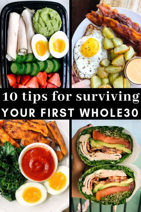 10 Tips for Surviving Your First Whole30 — Mad About Food Whole 30 Approved Foods, Egg And Grapefruit Diet, Whole 30 Snacks, Whole 30 Lunch, Whole30 Dinner Recipes, Whole 30 Meal Plan, Easy Whole 30 Recipes, Whole 30 Diet, Whole Food Diet