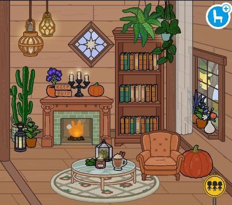 Toca Boca Hair Salon, Toca Life World, Free House Design, Bangunan Minecraft, Aesthetic Bedroom Ideas, Wooden Room, Adorable Homes Game, Create Your Own World, Aesthetic Room Ideas