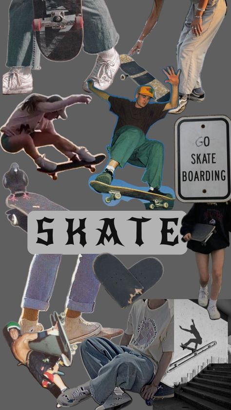 Skateboard Collage // Skating Skateboard Collage, Skateboarding, Skating, Skateboard, Collage