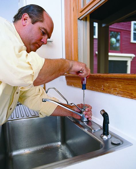 How to Repair a Dripping Single-Handled Faucet - This Old House Chinese Water Torture, Second Empire House, Empire House, House Plumbing, Dripping Faucet, Saving Water, Faucet Repair, This Old House, Green Home