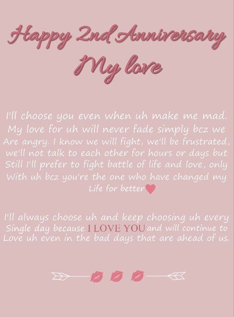 Loving you is the best thing in my life!! Second Love Anniversary Quotes, Quotes For Love Anniversary, Happy Anniversary Wishes To My Love, 2anniversary Quotes, Love Quotes For Him On Anniversary, Happy 2 Year Anniversary My Love, Happy Anniversary Wishes My Boyfriend, 2yrs Anniversary Quotes, Happy 3rd Year Anniversary My Love