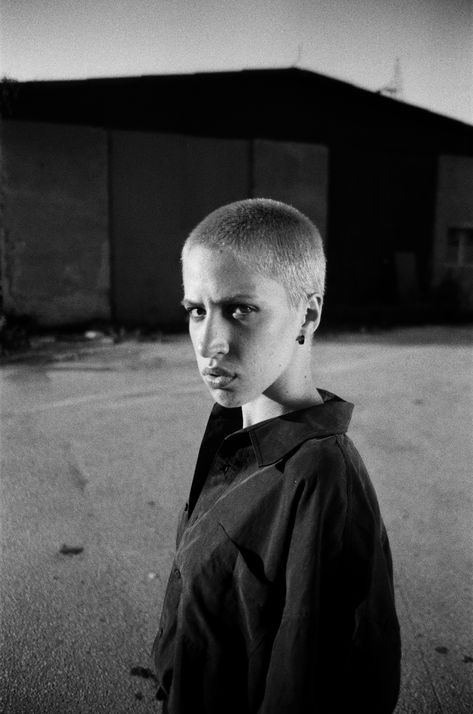 photoshoot with my friend Isidora. Shot on film, Mamiya RB67 and Pentax K1000. #film #analog #editorial #fashion #portrait #photography #kodak #kodaktrix #ilford #ilfordhp5 #bnw #blackadnwhite #mamiyarb67 #pentaxk1000 #mediumformat #120film #35mm #punk #grunge #industrial #photoshoot #noise #grain #filmphotography 4x5 Film Photography, Industrial Portrait Photography, Analog Portrait Photography, Film Flash Photography, 6x6 Photography, Industrial Photoshoot, Film Photography Black And White, Analog Portrait, Female Photoshoot