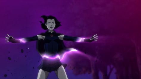 Raven Justice League, Raven Cartoon, Justice League Vs Teen Titans, Old Teen Titans, Teen Titans Raven, Titans Raven, Raven Teen Titans Go, Scarlet Witch Comic, Rachel Roth