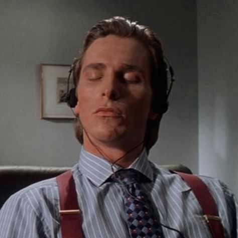 Patrick Bateman Music, Patrick Bateman Pfp, Pfp Meme, Memes Pictures Mood, Mood Memes, Patrick Bateman, Memes, Music