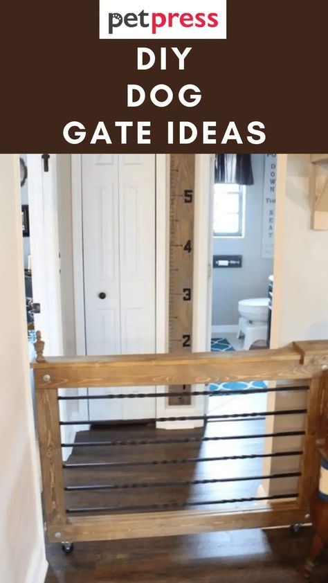 Diy Dog Gate, Diy Baby Gate, Baby Gate, Baby Gates, Dog Rooms, Dog Gate, Pet Gate, Diy Dog, Updating House