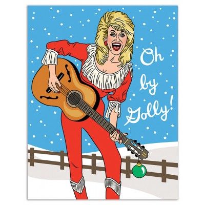 Have a Holly Dolly Christmas Dolly Parton Christmas, Dolly Christmas, Holly Dolly, Pop Culture Gifts, Unique Christmas Ornaments, Holiday Box, Best Stocking Stuffers, Funny Greeting Cards, Holiday Humor