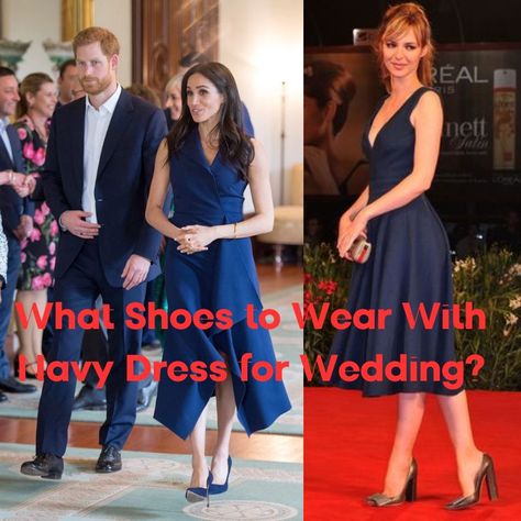 What Shoes to Wear With Navy Dress for Wedding? Navy Dress Nude Heels, Shoes For Navy Blue Dress, Shoes With Navy Dress, Navy Dress Accessories, Navy Wedding Dress, Pink Shoes Outfit, Navy Dress Shoes, Midnight Blue Gown, Navy Blue Sequin Dress