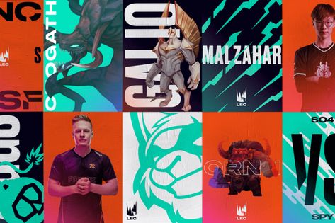 DesignStudio and Riot Games' rebrand of the League of Legends European Championship | Creative Boom Techno Grunge, Gfx Design, Sport Branding, Sport Design, Sports Graphics, Sports Graphic Design, Communication Art, Riot Games, Theme Color