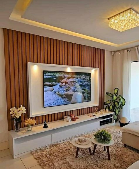 Painel Home, House Wall Design, Classy Living Room, Elegant Living Room Design, Home Hall Design, Furniture Details Design, Small Apartment Living Room, Inspire Me Home Decor, Home Design Living Room