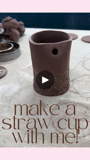 1K views · 296 reactions | make a straw cup with me 🥤

Tools: 
@diamondcoretools multi-tool 
@epdiamond VT pottery works texture roller 

#diamondcoretools #vermontpotteryworks #ceramics #handmade #pottery #hobby #handbuiltpottery #handbuiltceramics #welovegrahamnc #grahamnc #mebanenc #burlingtonnc | Recovering Clay | Babe Rainbow · Peace Blossom Boogy Pottery Hobby, Babe Rainbow, Rainbow Peace, Hand Building, Straw Cup, Hand Built Pottery, Multi Tool, Cup With Straw, 1k Views