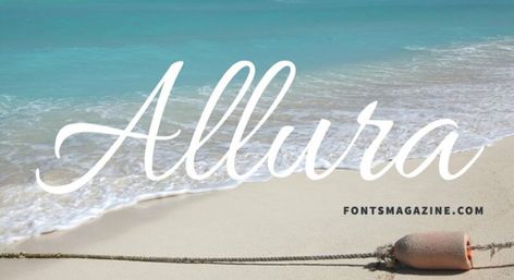 Download the Allura font for free from The Fonts Magazine. This elegant font is perfect for a variety of projects, including logos, branding, and #Allura_Font #Best_Calligraphy_Fonts #Best_Free_Script_Fonts #Elegant_Cursive_Fonts Readable Cursive Fonts, Soft Cursive Font, Allura Font, Elegant Cursive Fonts Alphabet, Loose Cursive Font, Best Calligraphy Fonts, Cursive Elegant Font, Fancy Cursive Fonts, Elegant Cursive Fonts