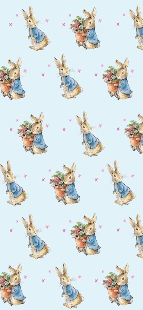 Peter Rabbit Background, Peter Rabbit Wallpaper Iphone, Vintage Easter Wallpaper, Peter Rabbit Wallpaper, Peter Rabbit Illustration, Peter Rabbit Birthday, Rabbit Wallpaper, Baby Print Art, Rabbit Wall Art