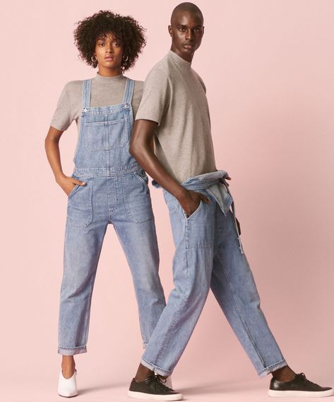 HM New Unisex Denim Collection Best Looks Shop Online Gender Neutral Fashion, Unisex Looks, Gender Fluid Fashion, Genderless Fashion, Gender Neutral Clothes, Androgynous Fashion, Clothing Retail, Denim Collection, Teenager Outfits