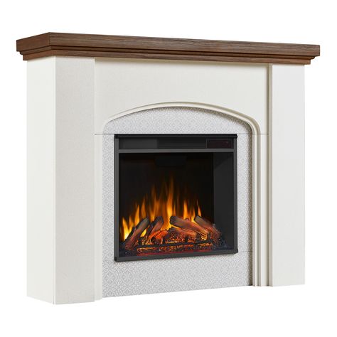 You'll love the Melte White Wood and Faux Stucco Electric Fireplace Mantel at World Market. Browse our entire collection of Fireplaces & Accessories, available online or at one of our 270+ stores. Bedroom Electric Fireplace, Fireplace With Mantel, Electric Fireplace With Mantel, Indoor Electric Fireplace, Flame Colors, Wood Heat, Electric Fireplace Insert, Fireplace Insert, Real Flame