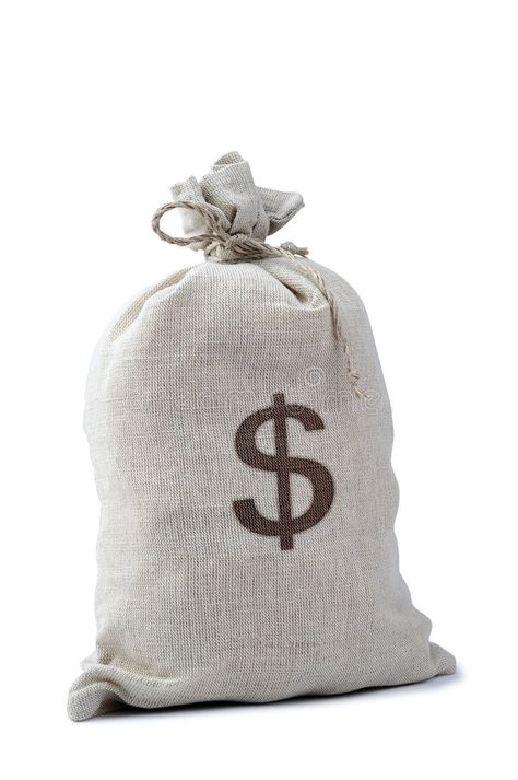 MONEY SACK. Isolated on a white background , #sponsored, #SACK, #MONEY, #Isolated, #background, #white #ad Sack Of Money, Money Sack, Pch Sweepstakes, About Money, Background White, Architecture Photo, Stock Images Free, Burlap Bag, White Background