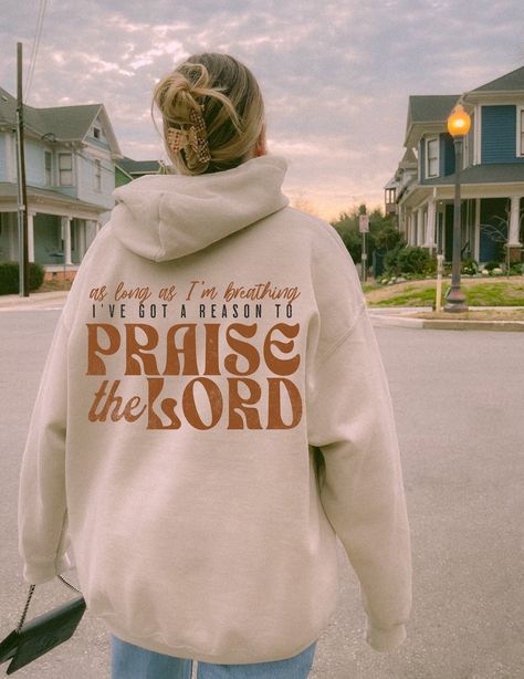 Christen Clothing, Apparel Design Ideas, Things To Put On My Christmas List, Jesus Sweatshirts Hoodies, Christian Hoodie Ideas, Faith Based Apparel, Christian Amazon Finds, Cute Christian Hoodies, Cute Trendy Clothes