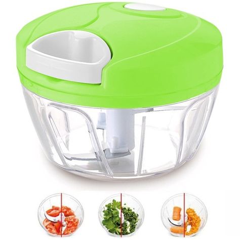 Shop at SaleInPak.com Speedy chopper multi use turbo cutter mini handy manual speed chopper for vegetables fruits imported heavy quality best make your life easier nicer dicer (Random color) Garlic Chopper, Onion Chopper, Vegetable Chopper, Food Chopper, Small Meals, Stationery Craft, Time Saving, Food Processor, Cottage Cheese