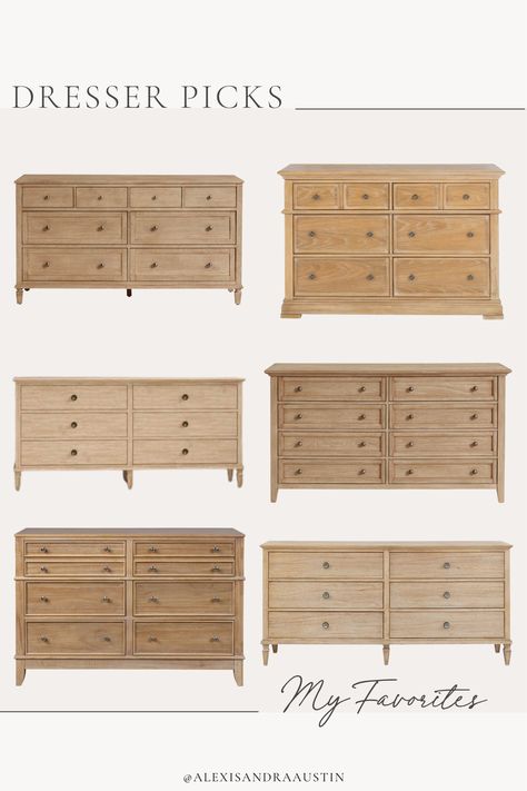 Light Wood Neutral Bedroom, Matching Nightstands And Dresser, Large Oak Dresser, Light Stained Oak Dresser, Light Wood Aesthetic Bedroom, Brown Dressers Bedroom, Light Wood Dresser Makeover, Weathered Oak Dresser, Light Wood Stained Dresser