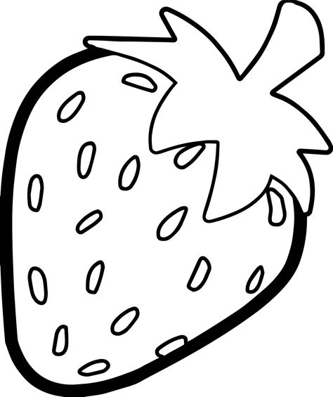 24+ Pretty Photo of Strawberry Coloring Page Strawberry Coloring Page Strawberry Bold Outline Coloring Page Wecoloringpage  #freecoloringpages #coloringpages #coloringbook Fruits Outline Pictures, Strawberry Outline Drawing, Outline Pictures For Colouring, Fruits Outline, Strawberry Outline, Fruit Outline, Coloring Shirts, Strawberry Shortcake Coloring Pages, Fruit Coloring