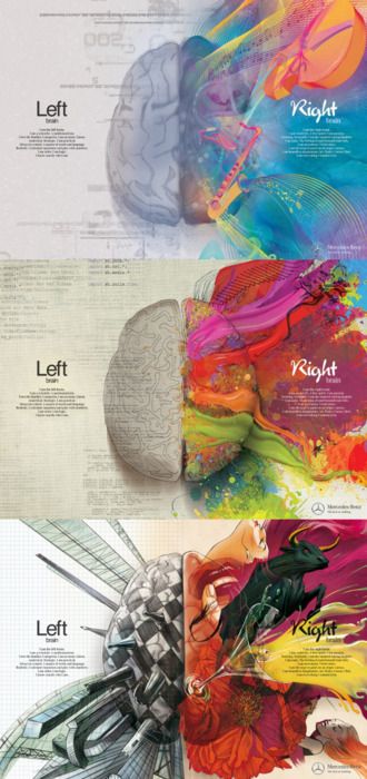 order= brain and how it works but what comes out of the brain and ideas you have=disorder Different Types Of Art, Left Brain Right Brain, Left Brain, Right Brain, Neuroscience, Art Therapy, Types Of Art, Left And Right, The Words