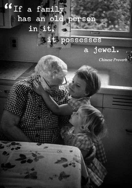 Priceless . . . Chinese Proverbs, Old Person, Today Quotes, Grandmas House, Grandma And Grandpa, Growing Old, A Quote, A Kitchen, The Words