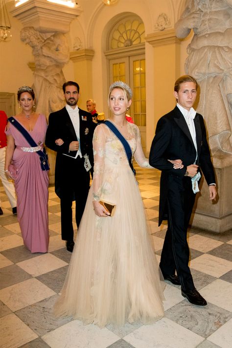 The Greek royal family jewels: Tatler takes a peek inside the dazzling jewellery box | Tatler Princess Olympia, Princess Olympia Of Greece, Royal Family Jewels, Christiansborg Palace, Royal Family Portrait, Greek Royalty, Greek Royal Family, Prince Frederik Of Denmark, Royal Court