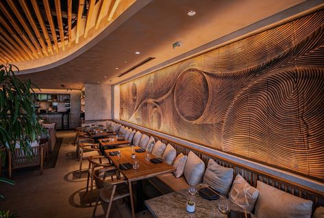 MILA Restaurant | Top Restaurant & Rooftop Bar | Miami Beach Ethiopian Restaurant, Modern Restaurant Design, Private Lounge, Custom Furniture Design, Luxury Restaurant, Modern Restaurant, Rooftop Restaurant, Coffee Shop Design, Cafe Interior Design