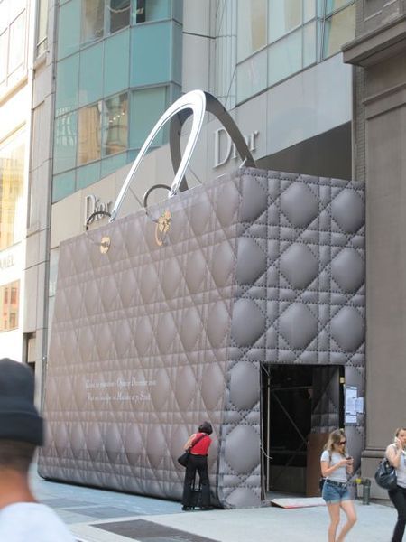 Dior under construction. via Mary Derrick Uk Icon, Dior Store, Guerilla Marketing, Shop Fronts, Shop Front, Miss Dior, Retail Space, Pop Up Stores, Shop Window